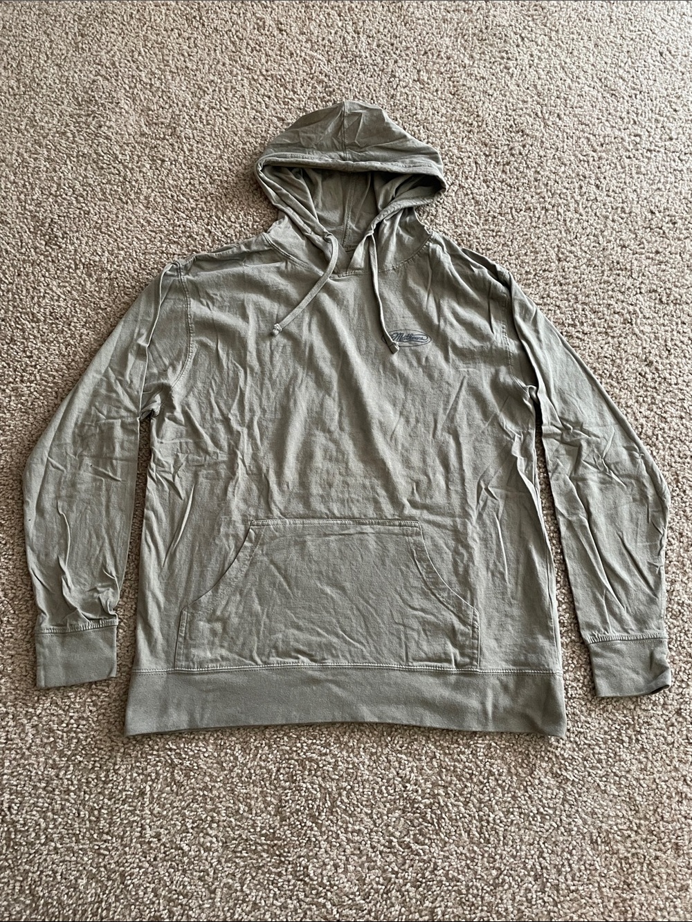 Mathews Archery Men's Lightweight Hooded Pullover in Sage Green